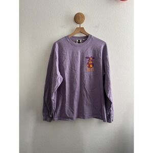 Deus Ex Machina Purple Long Sleeve Graphic Tshirt Size Medium